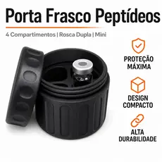 Porta Frascos Ampolas 3ml Reforçado Organizador Rémedios Tirze Premium Compacto Transporte Seguro