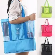 Bolsa térmica de praia passeio academia ,para piquenique, conserva armazenamento dos alimentos e bebidas, saco térmico
