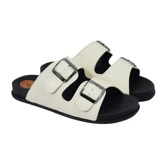 Sandália Feminina Papete Birken Tendência Fashion Leve Confortável Ajustável Várias Cores