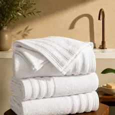 Kit 3 Toalhas Banhão Gigante Algodão Fio Penteado Macia Twist