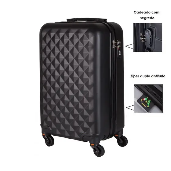 Mala de bordo para ir no avião 10Kg - Padrão ANAC