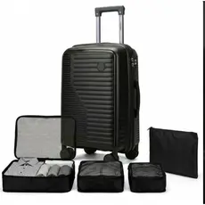 Mala de Bordo Dermond PRO com Kit Organizadores de Viagem 4 Peças