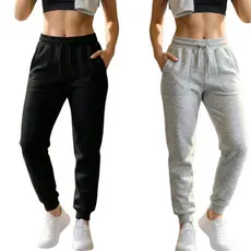 CALÇA MOLETOM FEMININA 1 CALÇA ATÉ 2 CALÇA QUENTINHA CINTURA ALTA  BOLSO E OUNHO MUITO CONFORTAVEL