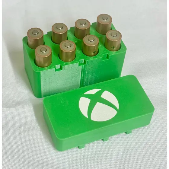 Suporte para Pilhas TIPO AA personalizado com logo XBOX  com imã de 4mm