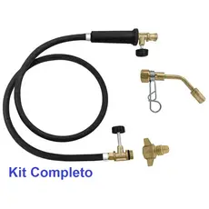 Maçarico Para Ourives Solda GLP + Adaptador P13 Botijão 13kg