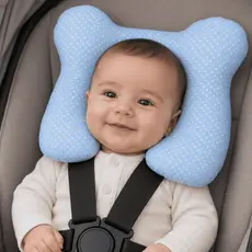 Apoio Pescoço Estampado Menino/Menina Viagem Bebê Conforto Cadeirinha Almofada Fofinho Macio - 01 Peça