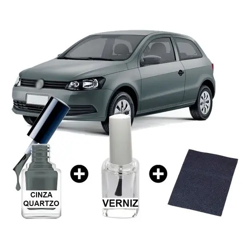Tinta Tira Risco Automotiva Gol Cinza Quartzo