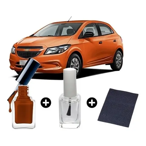 Tinta Tira Risco Automotivo Chevrolet Onix Laranja Flame