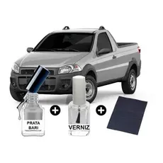 Tinta Tira Risco Automotiva Strada Prata Bari