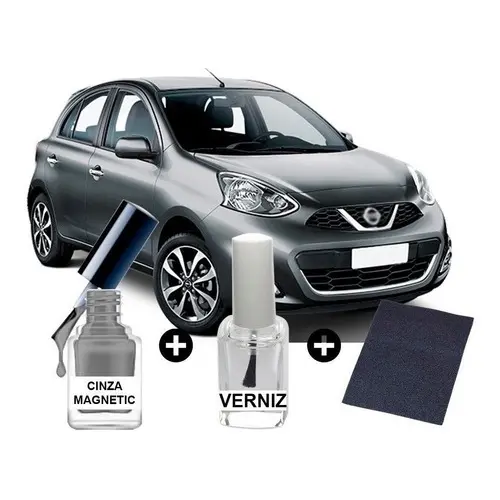 Tinta Tira Risco Automotiva March Magnetic Cinza
