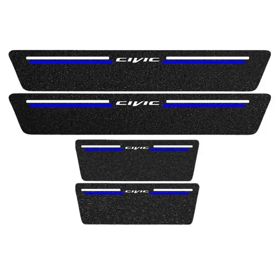 Kit Soleira Protetora Porta Premium Blue PVC  -  Civic