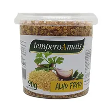 Alho Frito 90g Pote Tempero Alho Desidratado Granulado Sabor e Qualidade TemperoAmais