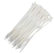 Abraçadeira De Nylon 200 X 4.8Mm Branco  4553455 Sparta