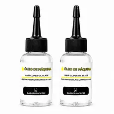 Kit 2 Óleos Para Máquina De Corte Profissional Barbershopp62 Lubrificante Para Lâminas