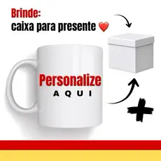 Caneca Personalizada Presente Criativo Aniversário Namorados dia dos pais
