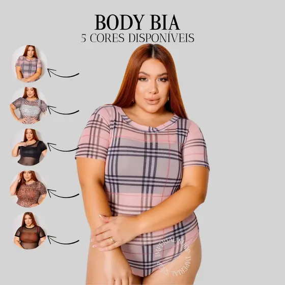 Body  G2 Tule Lurex Verão  Transparente  Manga Curta Tendência Verão BT2
