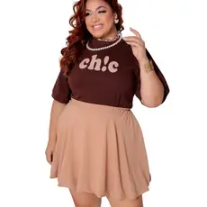 Saia Feminina Balone Moda Elegante Casual Plus Size - Balone