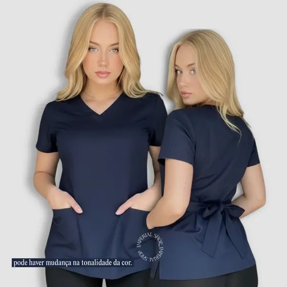 Scrub Plus Size Pijama Hospitalar Profissional Enfermagem Avental Cirúrgico feminino Odontologia Gabardine Premium