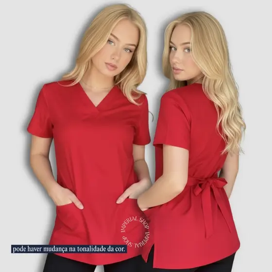 Pijama Hospitalar Profissional Gabardine Premium Plus Size Scrub Enfermagem Avental Cirúrgico feminino Odontologia