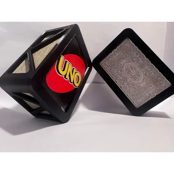Caixa Para Guardar Jogo De Cartas Uno Porta Baralho Case Per...