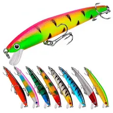 Isca De Pesca Resistente Em 10 Cores 8.5g Minnow Simulação 9.5cm