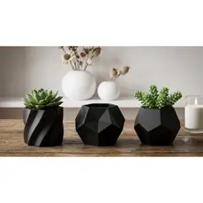 Vasos Geométricos Decorativos para Suculentas Material Resistente