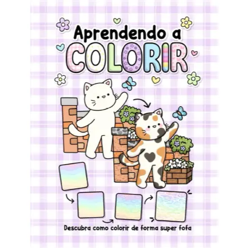 Aprendendo a colorir A5 Capa Dura