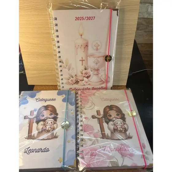 Caderno Catequese A5 (masculino e feminino)