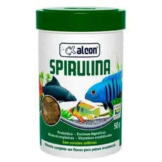 Ração Para Peixes Ornamentais Alcon Spirulina 50g