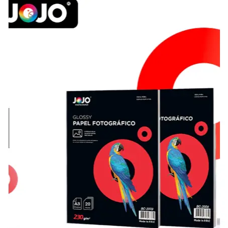 60 folhas Papel Fotográfico 230g Glossy Brilhante A4 A prova d'água impressão jato de tinta Inkjet