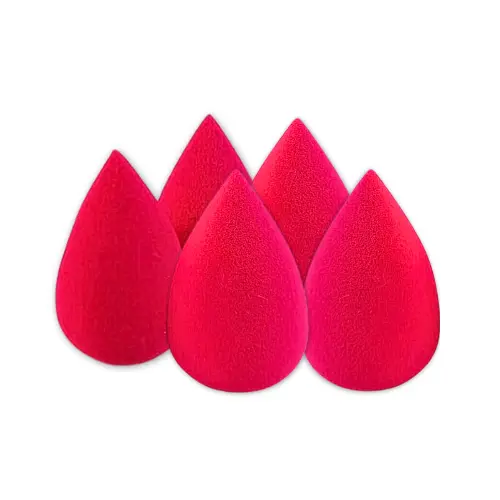 5 UND Mini Esponjinhas BabyPink para Maquiagem Profissional Para Base Corretivo e Outros Produtos