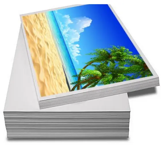 Papel Fotográfico 230G Glossy (brilhante) A4 À Prova D'água Brilhante Premium A4