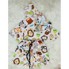 conjunto mauricinho safari até 8 anos para menino