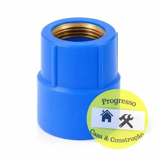Conexão Luva Azul 3/4x1/2 PVC Água Fria Hidráulica