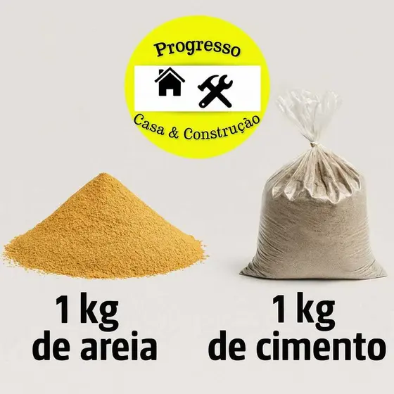 Kit Reparos Rápidos – Areia Média 1kg + Cimento Votoran 1kg