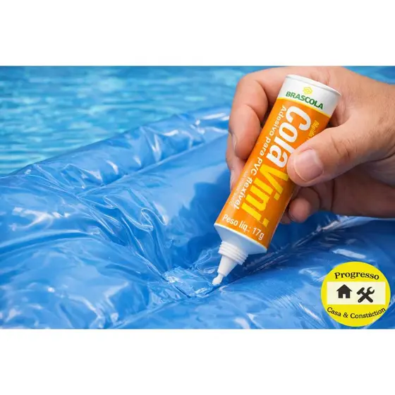 Cola Vinil Extra Brascola 17g Para Lona Piscina Barraca Boia