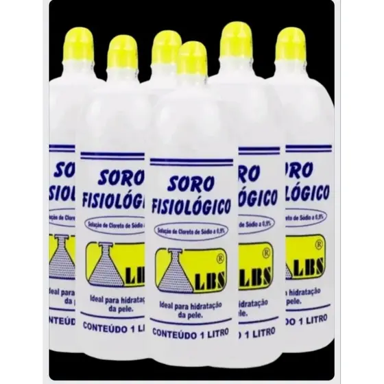 Kit 6 Litros Soro Fisiológico (Solução de Cloreto de Sódio a 0,9%) - LBS