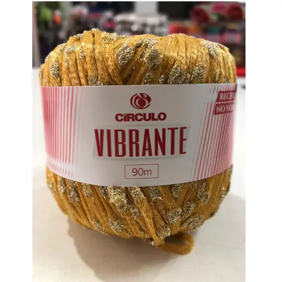 LINHA VIBRANTE CIRCULO MOSTARDA