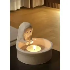 Porta velas, porta velas artesanal fantasminha