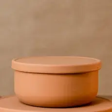 Bowl De Silicone Com Tampa
