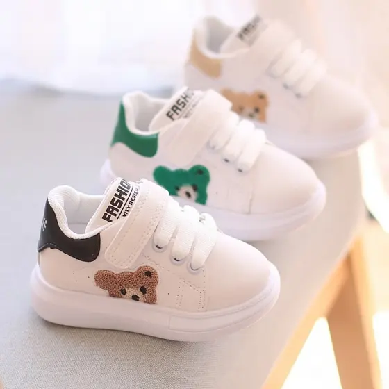 Tênis Infantil Menino Ursinho Bear Estiloso Confortavel