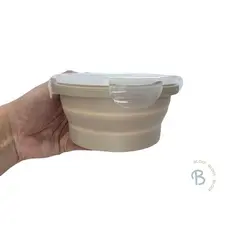 Lancheira Dobravel Retrátil 400ml