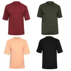Kit 4 Camisetas Oversized Basic Streeatwaer Lisa 100% Algodão