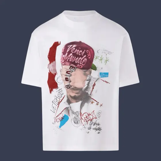 Camiseta Veigh Estampada DTF Premium 100% Algodão