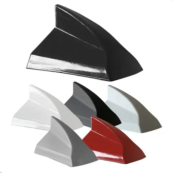 Antena Barbatana Tubarão Modelo Shark Universal Automotiva Para Carro Receptiva Sinal AM FM - Antico