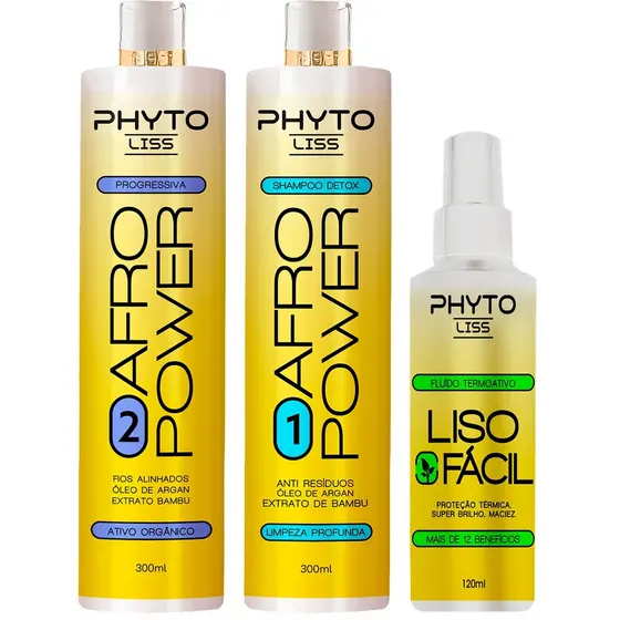 Kit Selagem Orgânica Sem formol | Afro Liss