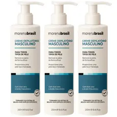 Kit 3X Creme Depilatório Masculino | Remoção de Pelos Fácil e Sem Complicações!