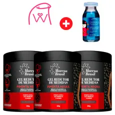 ✨ Kit 3X Gel Redutor de Medidas Pimenta Negra | Morena Brasil