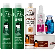 Kit Progressiva Sem Formol + Kit Pré e Pós Química | Reconstrução, Hidratação e Força Máxima!