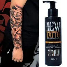Creme Realçador Para Tatuagem New Tatto 150ml | Revitaliza e Intensifica as Cores 💛